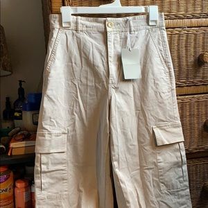 NWT Everlane Wide Leg Cargo Pants